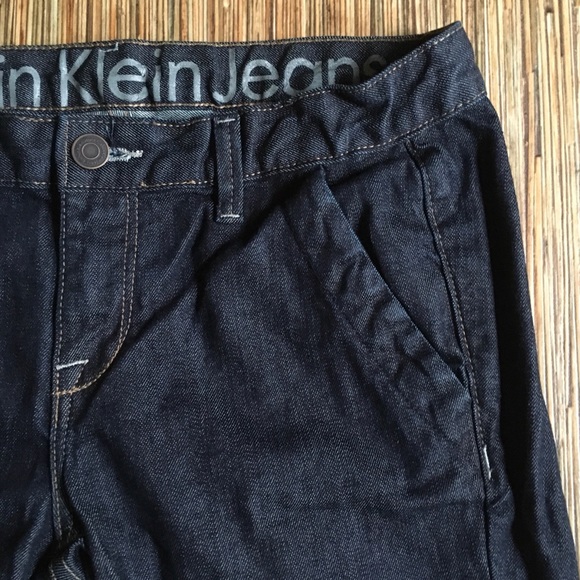 Calvin Klein Jeans Cut-offs Dark Wash Womens 29/8 - Picture 9 of 16